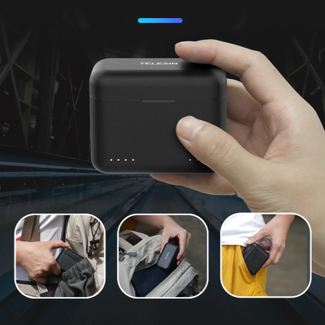 Cargador Doble Rápido para Insta360 X3 – Energía Sin Límites-2