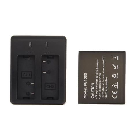 Cargador Dual + 2 Baterias para Cámaras EKEN y SJC-2