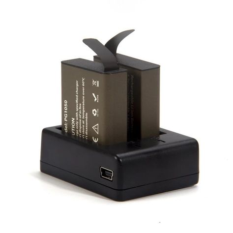 Cargador Dual + 2 Baterias para Cámaras EKEN y SJC-0