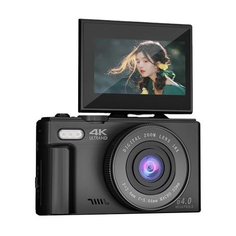 Cámara Fotografíca Digital 4K 30fps 64MP Pantalla Giratoria-6
