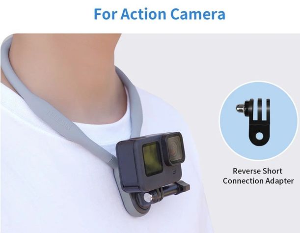 Soporte Cuello Magnetico para Cámaras Gopro u otras - Telesin-2