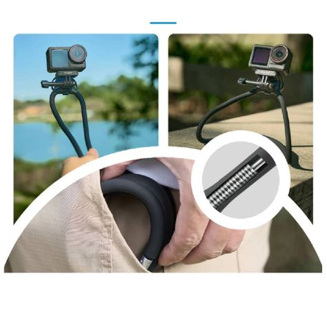 Soporte Cuello Magnetico para Cámaras Gopro u otras 2.0 - Telesin-1