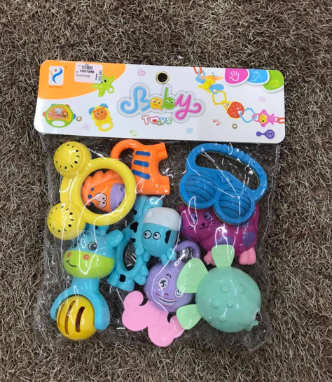 Set de 8 Cascabeles para Bebé - Colores y Sonidos Divertidos-1