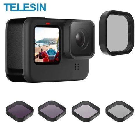 Pack 4 Filtros para GoPro Hero 9/10/11/12 - CLP/ND64/32/16-0