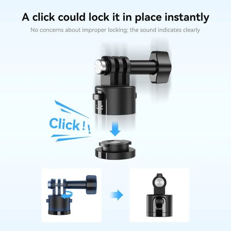 Adaptador Magnético para Camaras Gopro, DJI Osmo y Otras-2