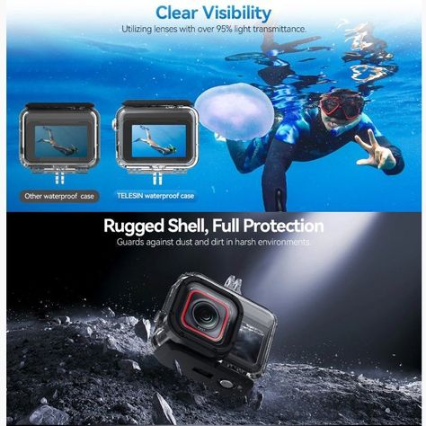 Carcasa Impermeable Insta360 Ace Pro: Protección y Aventuras-5