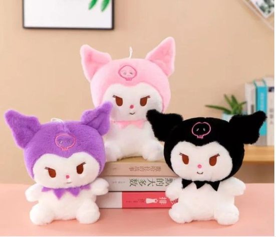 Peluche Kuromi 25 cm - Estilo Kawaii para Fans de Anime-4