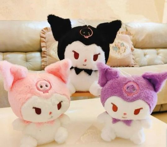 Peluche Kuromi 25 cm - Estilo Kawaii para Fans de Anime-5