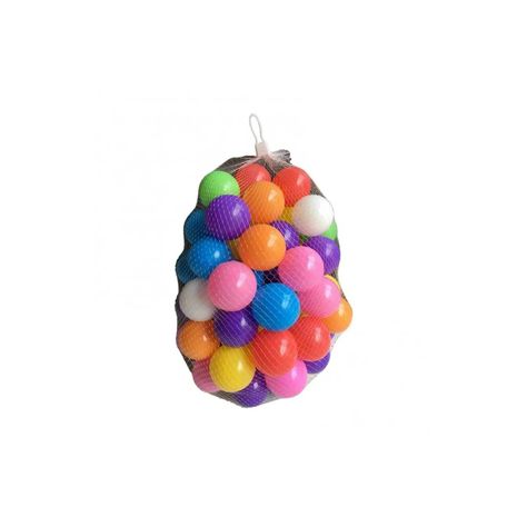 Malla Pelotas De Colores 25 pelotitas Para Carpa-0