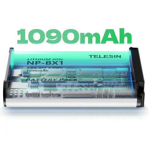 Batería para Diferentes Cámaras Sony NP-BX1 - Telesin-3