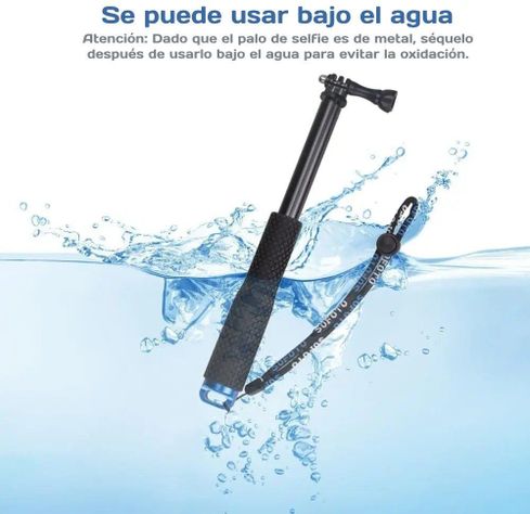 Bastón Selfie 94cm Para Cámaras Deportivas Gopro y otras-3