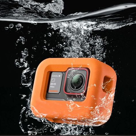 Funda Flotante Naranja para Insta360 Ace - Ace pro - Telesin-6