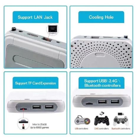 Super Consola X De Video Juegos Retro Wifi-3