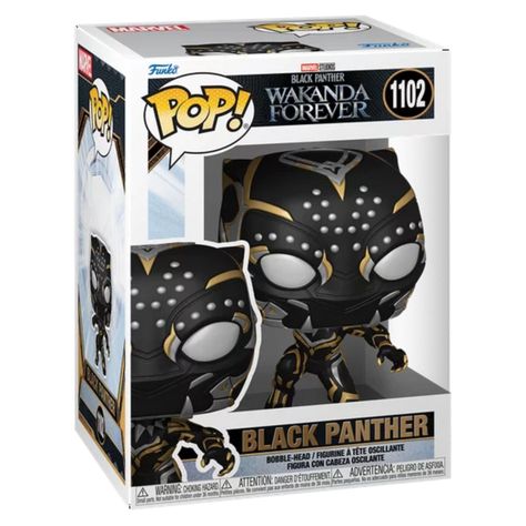 Funko Pop Marvel Black Panther Pantera Negra- 1102-1