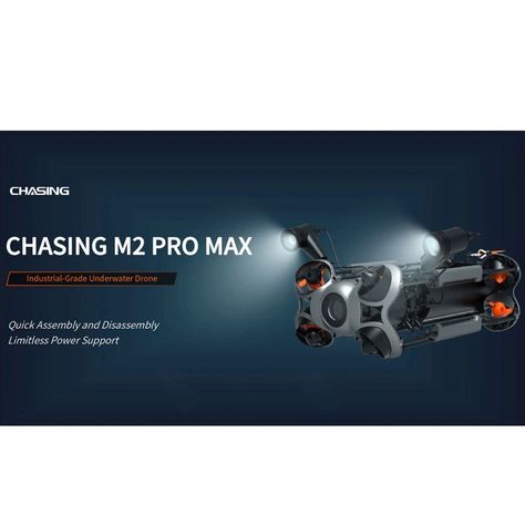 Chasing M2 PRO MAX ROV Submarino Edición Estándar (300WH Bateria,200 Metros) (Maleta)-2