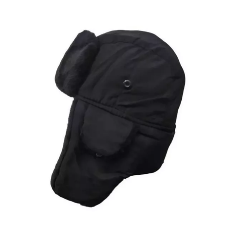 Gorro Ruso Unisex Cálido De Lona Invierno Modo Aviador-0
