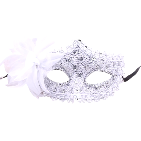 Máscaras Venecianas Para Parejas Antifaz Disfraz Diseño Flor-2