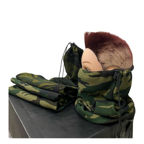 Pack 3 Cuello Polar Camuflaje Invierno Bandana Polar Unisex-2