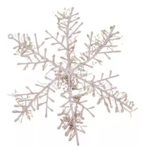 Paquete De Adornos Navideños De Copo De Nieve De 6 Unid-0