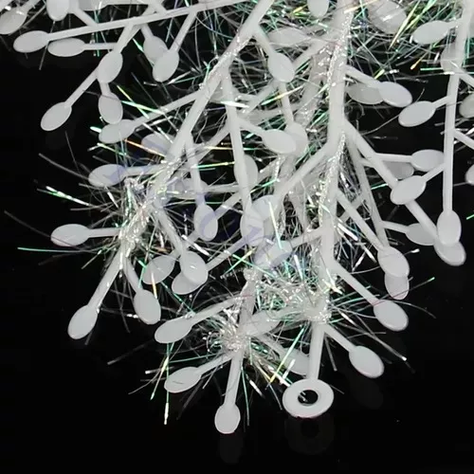 Paquete De Adornos Navideños De Copo De Nieve De 6 Unid-4