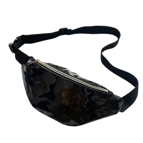 Bolso Koala Banano Holográfico Mujer Riñonera Patente-0