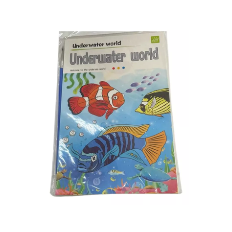 Libro Colorear Pincel Libro Pintar Sirena Dibujar Divertidos-1