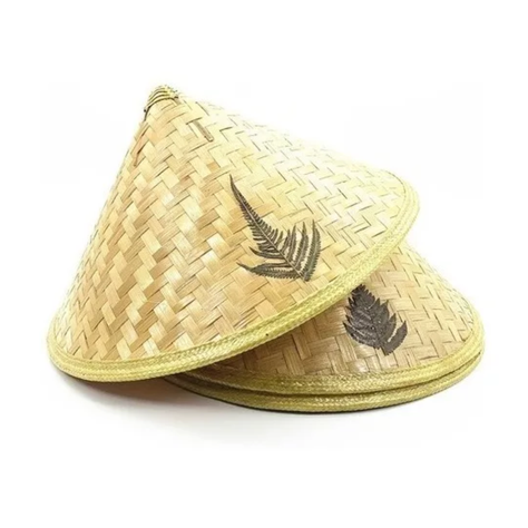 Sombrero Gorro Tradicional Bambú Chino-0