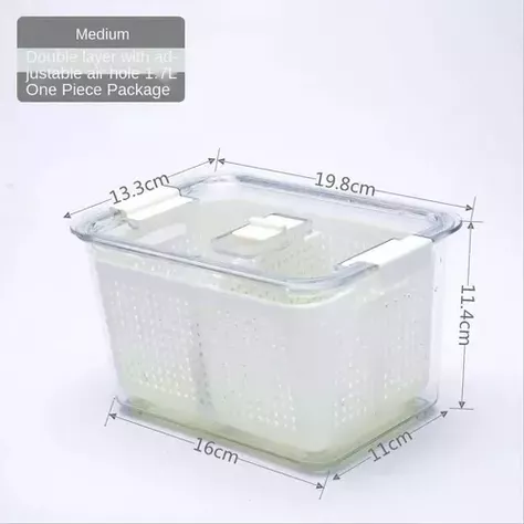 Caja Organizadora Refrigerador Sellada Dispensa Multiuso-2