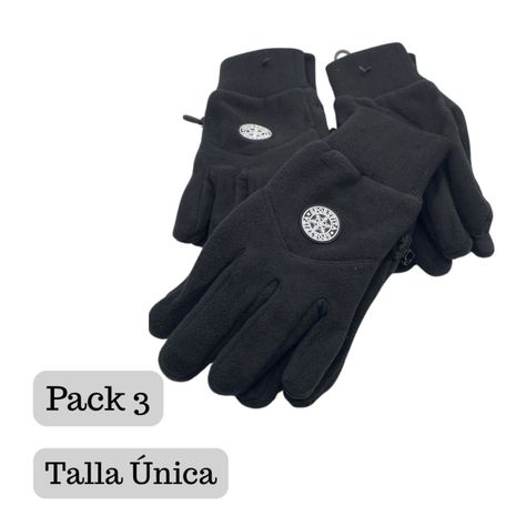 Pack 3 Guantes Para El Frio Guantes De Polar Tactiles Para Hombres-2