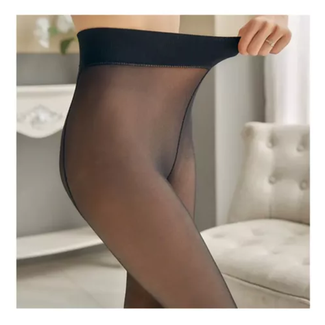 Pantys Tipo Calzas Modela Abdomen Piernas Térmicas Gruesas-4