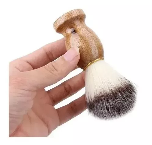 12x Brocha Hisopo De Madera Para Barba - Peluquería Barbería-5