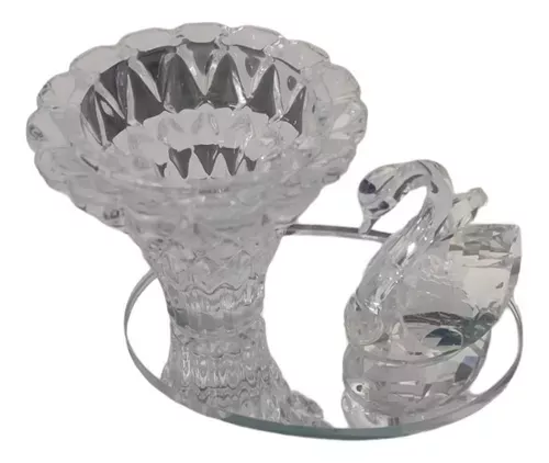 Cisne De Cristal Adorno De Mesa Casa Hogar Regalo Elegante-0