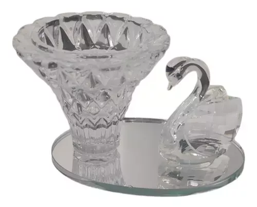 Cisne De Cristal Adorno De Mesa Casa Hogar Regalo Elegante-1