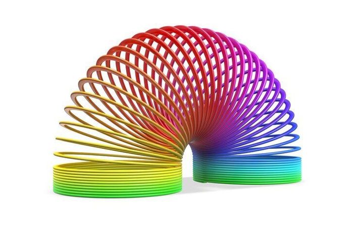 Set Juguete Resolte Arcoiris Magic Spring 12 Uni De Plastico-6