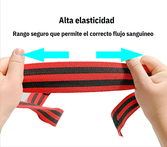 Banda Restriccion Flujo Sanguineo Brazos+piernas - Hipertro-3