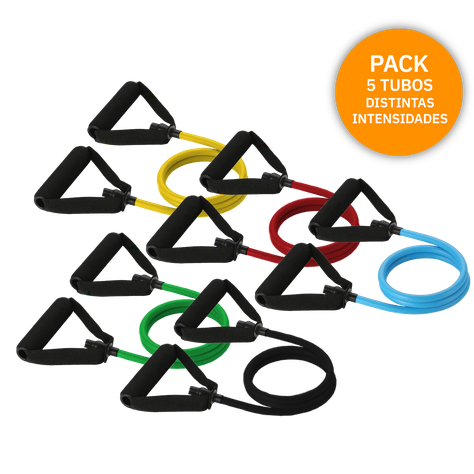 Pack De 5 Tubos Independientes Con Manillas - Ejercicio-4