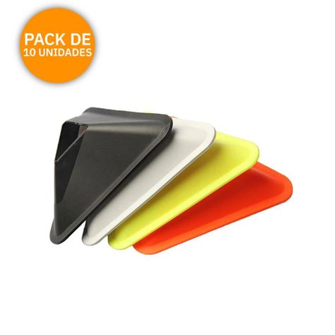 Cono Triangular Entrenamiento Agilidad -set 10un-1