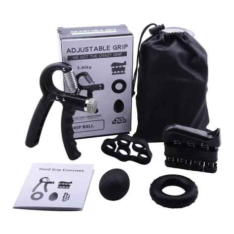 Kit Ejercitador Fortalecedor De Dedos Rehabilitacion Manos-0