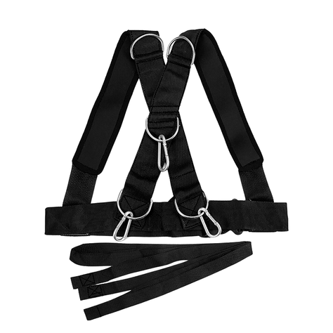 Arnés De Arrastre Para Trineo Fitness Ejercicio Entrenamient-0