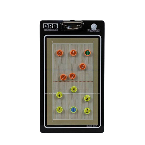 Pizarra Táctica Magnética Vóleibol Entrenador - Drb-0