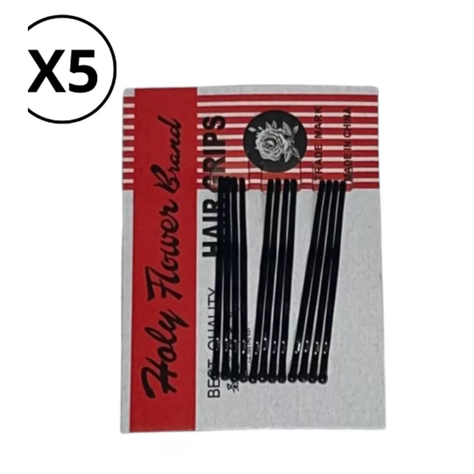 Pack 5 Cartones Pinches Horquillas 4cm 60 Un Peinado-1