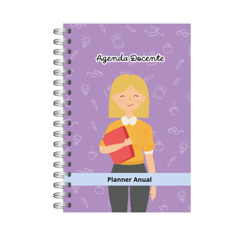 Agenda docente profesora Anual Papelería Personalizada 99-0