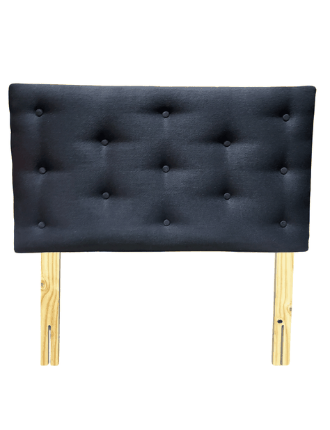 Respaldo 1.5 plazas Negro Lino Muebles Rimar-4