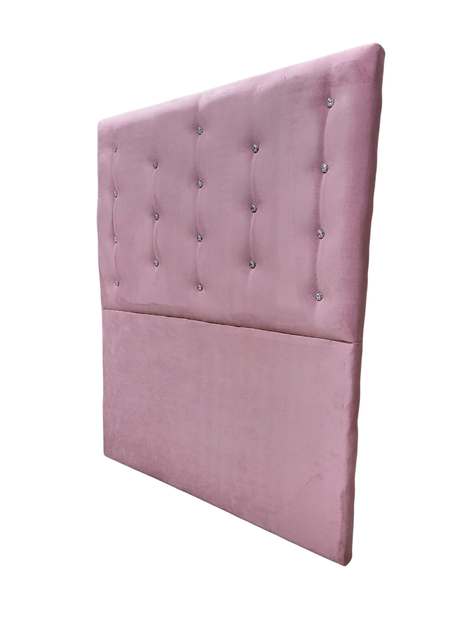 Respaldo 1.5 Palo Rosa Boton Diamante a piso Muebles Rimar-2