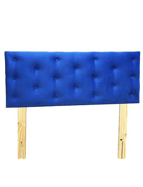Respaldo 2 Plazas Azul Felpa Muebles Rimar-3
