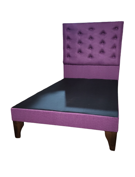 Base Europea 15P Respaldo Morado Lino a Piso Botone-2