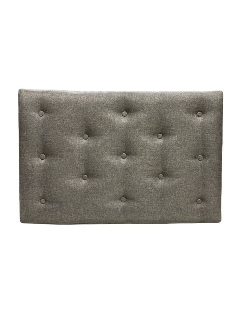 Respaldo 1 Plaza Gris Lino Muebles Rimar-0