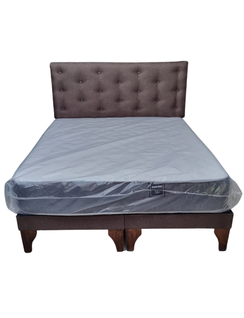 Cama Europea 2Plazas Cafe Lino Rimar-3