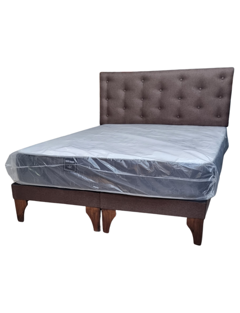 Cama Europea 2Plazas Cafe Lino Rimar-2