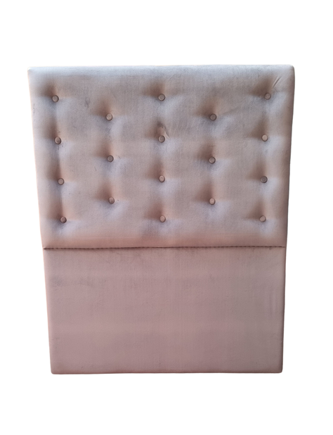 Respaldo 1.5 Plazas a Piso Botone Gris Felpa Muebles Rimar-2